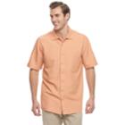 Men's Batik Bay Classic-fit Dobby Tonal Button-down Shirt, Size: 2xb, Brt Red