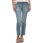 Petite Sonoma Goods For Life&trade; Slim Fit Straight-leg Jeans, Women's, Size: 4p-short, Light Blue