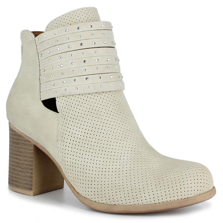 Dolce By Mojo Moxy Natalie Women's Ankle Boots, Size: Medium (10), White Oth