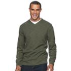 Men's Method Classic-fit Mock-layered Tee, Size: Xl, Dark Green