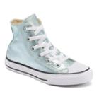Kid's Converse Chuck Taylor All Star Metallic High-top Sneakers, Size: 13, Lt Green