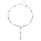 Napier Green & Blue Bead Y Necklace, Women's, Multicolor