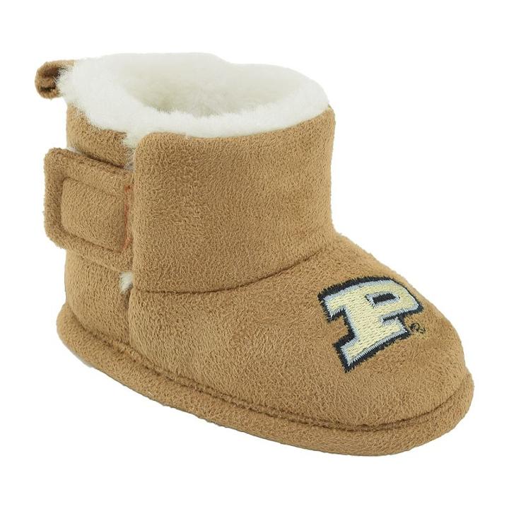 Baby Purdue Boilermakers Booties, Infant Unisex, Size: 0-3 Months, Brown