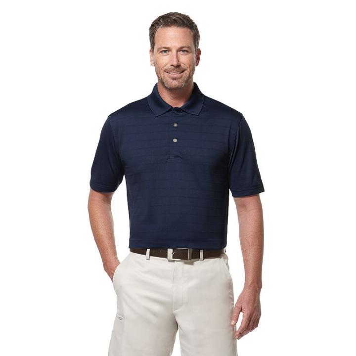 Big & Tall Grand Slam Pique Performance Golf Polo, Men's, Size: 3xb, Med Blue