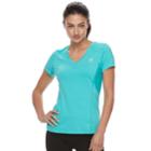 Women's Fila Sport&reg; Essential V-neck Short Sleeve Tee, Size: Xl, Turquoise/blue (turq/aqua)