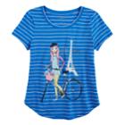 Girls 7-16 & Plus Size So&reg; Curve Hem Shiny Graphic Tee, Size: 16, Light Pink