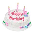 Napier Silver Tone Birthday Cake Pin, Women's, Multicolor