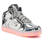 Skechers Energy Lights Kid's Shoes, Kids Unisex, Size: 1, Silver