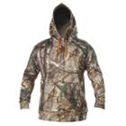 Men's Realtree Earthletics Modern-fit Camo Fleece Hoodie, Size: Xxl, Brown Over