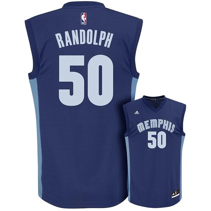 Adidas Men's Memphis Grizzlies Zach Randolph Replica Jersey, Size: Xl, Blue (navy)