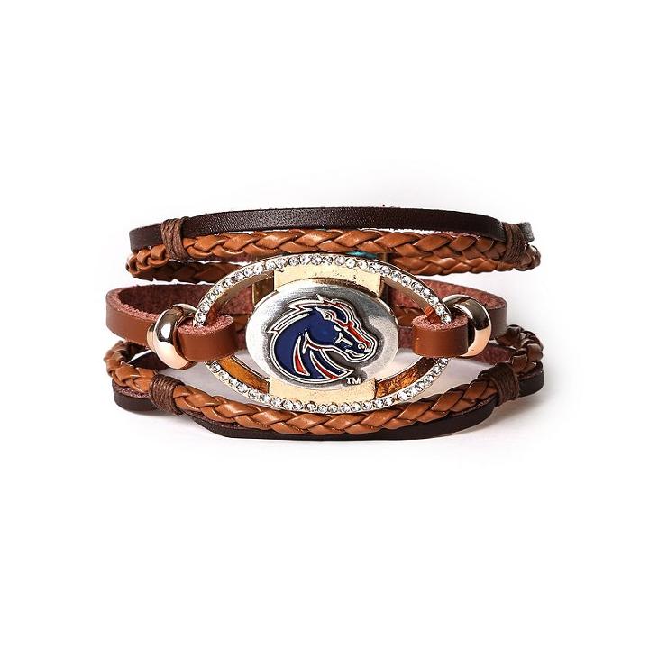 Women's Boise State Broncos Bracelet Set, Brown
