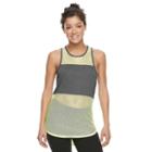 Juniors' So&reg; Mesh Racerback Tank, Girl's, Size: Xs, Med Yellow
