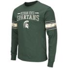 Men's Campus Heritage Michigan State Spartans Gridiron Long-sleeve Tee, Size: Xl, Dark Green