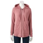 Women's Sonoma Goods For Life&trade; Raglan Hoodie, Size: Small, Med Pink