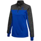 Women's Campus Heritage Duke Blue Devils Scaled Quarter-zip Pullover Top, Size: Xxl (navy)