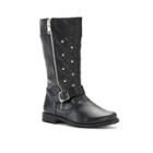 Rachel Shoes Lil Eastport Toddler Girls' Tall Riding Boots, Size: 10 T, Black