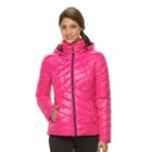 Women's Tek Gear&reg; Hooded Packable Puffer Jacket, Size: Small, Med Pink
