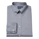 Men's Croft & Barrow&reg; True Comfort Fitted Oxford Stretch Dress Shirt, Size: 14.5-32/33, Black