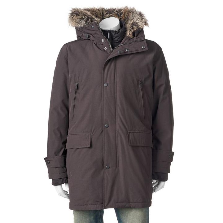 Men's Towne Snorkel Parka, Size: Small, Drk Purple