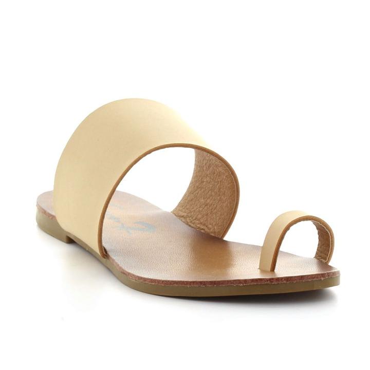 Seven7 Lucy Women's Sandals, Girl's, Size: 7, Beig/green (beig/khaki)