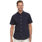 Men's Dockers&reg; Comfort Stretch Classic-fit Button-down Shirt, Size: Medium, Blue