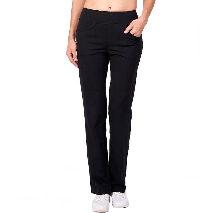 Women's Tail Eloise Straight-leg Tennis Pants, Size: Xl, Black
