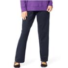 Plus Size Just My Size Fleece Lounge Pants, Women's, Size: 1x Short, Blue (navy)