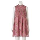 Juniors' Lily Rose Floral Mockneck Dress, Girl's, Size: Small, Red Other