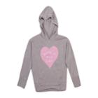 Girls 7-16 Harper & Elliott Graphic Pullover Hoodie, Size: Medium, Light Grey