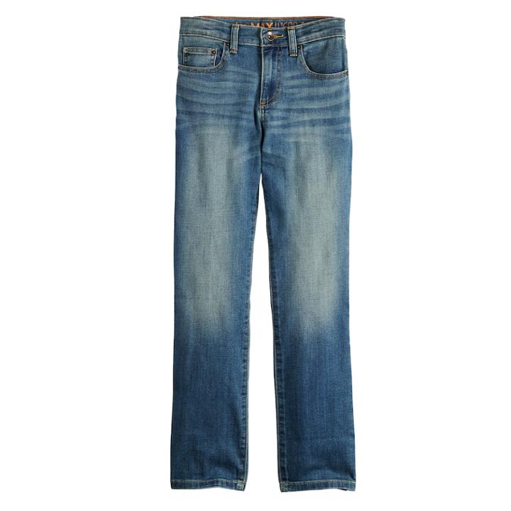 Boys 8-20 Urban Pipeline Maxwear Slim-fit Jeans, Size: 10, Med Grey
