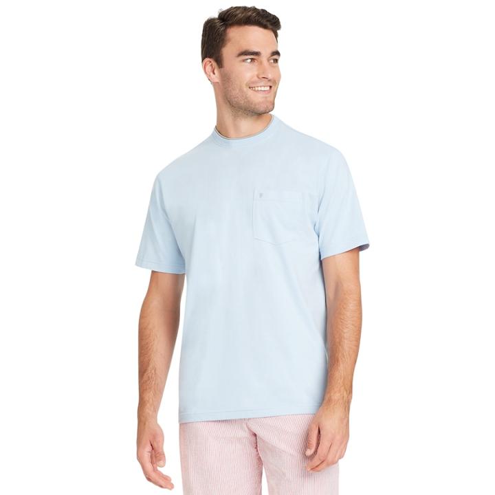 Men's Izod Soft Touch Classic-fit Crewneck Tee, Size: Small, Blue (navy)