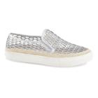 Henry Ferrera Ocean Club Women's Slip-on Shoes, Size: 7.5, Silver