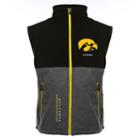 Men's Franchise Club Iowa Hawkeyes Fusion Softshell Vest, Size: Xl, Black