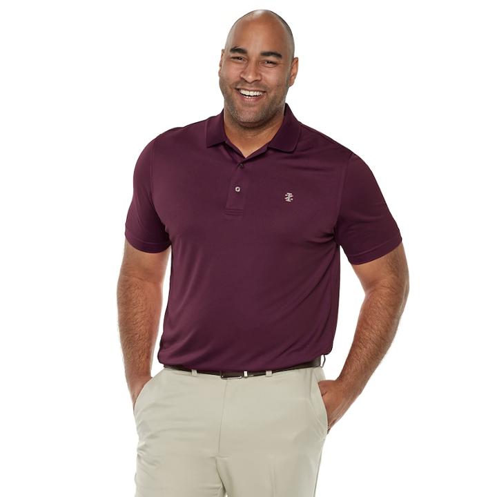 Big & Tall Izod Golf Champion Grid Polo, Men's, Size: 3xl Tall, Drk Purple