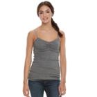 Juniors' So&reg; Solid Tunic Camisole, Girl's, Size: Xl, Grey (charcoal)