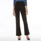 Gloria Vanderbilt Classic Trouser Pants - Women's, Size: 14 Short, Black