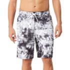 Men's Speedo Mistyblur Striped Board Shorts, Size: Xl, Black