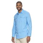 Men's Columbia Omni-wick Pacific Breeze Button-down Shirt, Size: Large, Blue Other