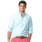 Men's Chaps Classic-fit Plaid Stretch Oxford Button-down Shirt, Size: Xl, Blue