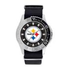 Game Time, Men's Pittsburgh Steelers Starter Watch, Black
