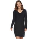 Women's Sonoma Goods For Life&trade; V-neck Sweaterdress, Size: Xl, Blue (navy)