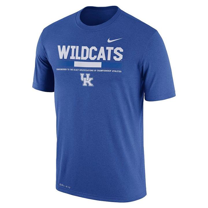 Men's Nike Kentucky Wildcats Legend Staff Dri-fit Tee, Size: Large, Blue Other