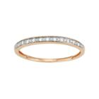 10k Gold Diamond Accent Wedding Ring, Women's, Size: 8, White