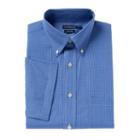 Men's Croft & Barrow&reg; Button-down Collar Dress Shirt, Size: L 16.5-17, Blue