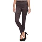 Women's Apt. 9&reg; Pull-on Skinny Dress Pants, Size: 16 T/l, Grey (charcoal)