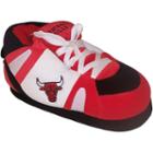 Men's Chicago Bulls Slippers, Size: Medium, Red