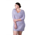 Plus Size Soybu Rosa Tunic Dress, Women's, Size: 1xl, Med Purple