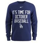 Men's Nike Los Angeles Dodgers Local Hunt Long-sleeve Tee, Size: Medium, Blue