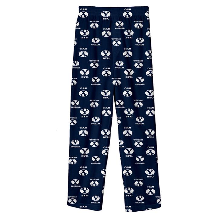 Boys 8-20 Byu Cougars Team Logo Lounge Pants, Size: M 10-12, Dark Blue