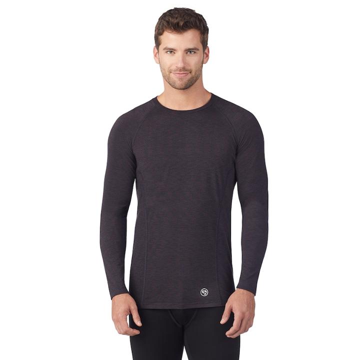 Big & Tall Climatesmart By Cuddl Duds&reg; Climate Sport Crewneck Tee, Men's, Size: 2xb, Light Grey